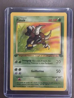 Pinsir Jungle 25/64 1st Edition Non-Holo Card Pokemon - Image 1