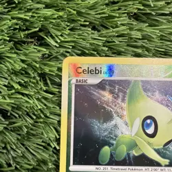 Celebi LV.39 7/123 Rare Reverse Holo Pokemon Card LP - Image 5