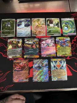 Lot Of 12 Pokemon Cards From Phantasmal Flames Full Art And Ex All Pack Fresh NM - Image 1