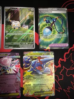 Lot Of 12 Pokemon Cards From Phantasmal Flames Full Art And Ex All Pack Fresh NM - Image 5