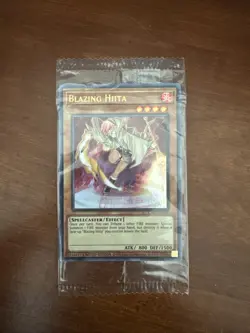 Yu-Gi-Oh! Blazing Hiita LART-EN034 Promo Card Sealed - Image 1