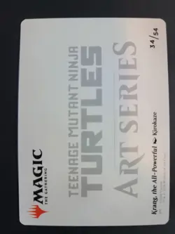 Krang, the All-Powerful 34/54 Art Card MTG Ninja Turtles - Image 2