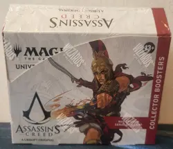 Magic The Gathering Assassin's Creed Collector Booster Box Sealed - Image 1