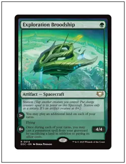 1x Exploration Broodship, Magic the Gathering MTG NM - Image 1