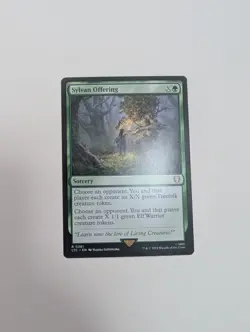 MTG - Sylvan Offering - Commander: Lord of The Rings NM/M Condition - Image 1