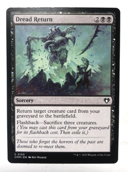 Dread Return 0153 Commander Masters Magic the Gathering NEAR MINT NM - Image 1