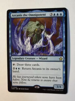 Arcanis the Omnipotent #585 (NM) Foundations FDN Magic MTG - Image 1