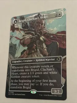 Brigid, Clachan's Heart (Borderless) Lorwyn Eclipsed Foil Nm - Image 2