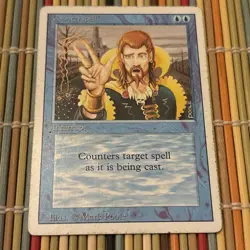 Counterspell - Revised Edition Uncommon Magic: The Gathering Free Shipping - Image 1