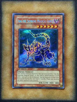 Yugioh Ido The Supreme Magical Force CRMS-EN096 Secret Rare 1st Ed LP - Image 1