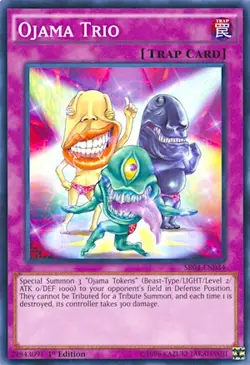 Structure Deck: Dinosmasher's Fury #SR04-EN034 Ojama Trio - Image 1