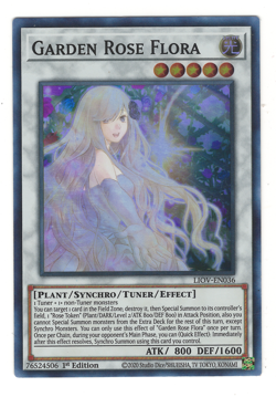 Garden Rose Flora - LIOV-EN036 - Super Rare - 1st Edition - NM Yu-Gi-Oh! - Image 1