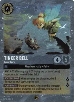 2024 Disney Lorcana Promo Tinker Bell #11/P3 Giant Fairy - Image 1