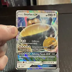 Pokemon Snorlax GX Promo Holo SM05 190 HP Basic Card - Image 1