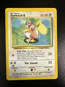 FARFETCH'D - 27/102 - Base Set - Pokemon Card - HP - Image 1