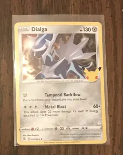 NM Dialga 020/025 Celebrations 25th Anniversary Holo Pokemon Card - Image 1