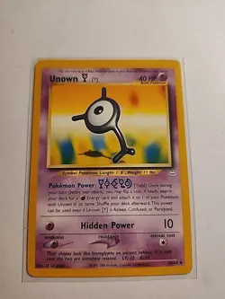 Unown 40/64 Neo Revelation Regular Pokemon Card - Image 1