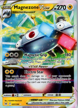 Magnezone VSTAR - 057/196 - Pokemon Lost Origins Sword Shield Ultra Rare Card NM - Image 1