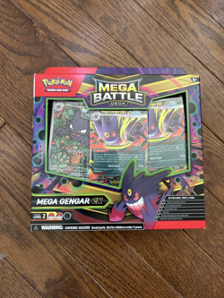 Pokemon Trading Cards Mega Battle Deck Box GENGAR ex Play Level 2 - Image 1