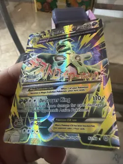 Pokemon TCG M Tyranitar EX Full Art Ultra Rare Holo Card Ancient Origins 92/98 - Image 2