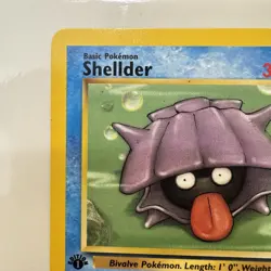 1st Edition Shellder 54/62 Fossil Set - Common Pokemon Card - Image 3