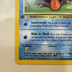 1st Edition Shellder 54/62 Fossil Set - Common Pokemon Card - Image 5