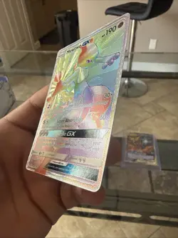 Pokemon TCG Mewtwo GX Secret Rare Shining Legends Card 76/73 Near Mint Condition - Image 3