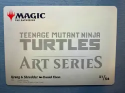 Krang & Shredder Art Card 31/54 - Teenage Mutant Ninja Turtles MTG NEAR MINT NM - Image 2
