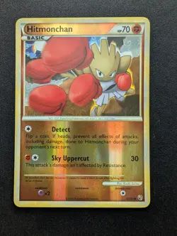 M/NM Pokemon Hitmonchan Reverse Holo Card 51/90 Undaunted - Image 1