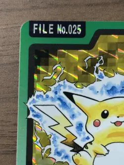 Pikachu NO.025 Carddass Holo Card BANDAI Pokemon Pocket Monsters 588 - Image 3