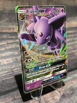 Espeon GX 61/149 Sun & Moon Base Set Holo Ultra Rare Card - Image 2