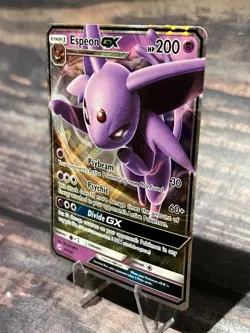 Espeon GX 61/149 Sun & Moon Base Set Holo Ultra Rare Card - Image 3
