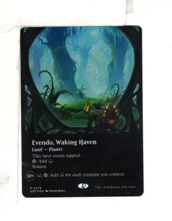 MTG SkeenAB Evendo Waking Haven BORDERLESS FOIL from EOE. NM. - Image 1