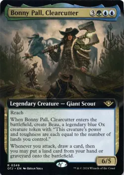 Bonny Pall, Clearcutter EXTENDED ART Outlaws of Thunder Junction Magic MTG NM - Image 1