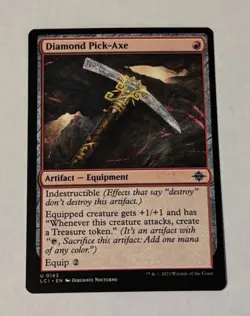 MTG Diamond Pick-Axe - The Lost Caverns of Ixalan NM - Image 1