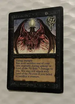 Rare - Magic The Gathering - Lord of the Pit – Beta Edition - Image 3
