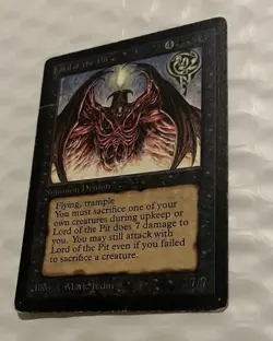 Rare - Magic The Gathering - Lord of the Pit – Beta Edition - Image 5