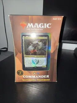 Magic: The Gathering Silverquill Statement Commander Deck Factory Sealed 2021 - Image 1