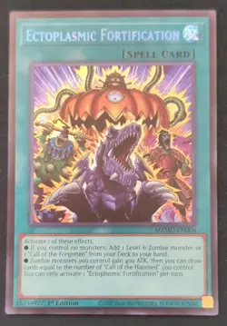 Yu-Gi-Oh! Ectoplasmic Fortification Spell Maze of Muertos MZMU-EN008 1st Edition - Image 1