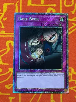 YUGIOH DARK BRIBE PLATINUM SECRET RARE 1ST NM RA03-EN187 - Image 1