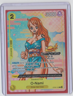 One Piece Card Game - Nami - Championship 25-26 Finalist Textured - OP06-101 NM - Image 1