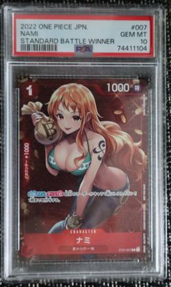 One Piece Karte Japanese Standard Battle Winner Nami ST01 #007 PSA 10 GEM MINT - Image 1