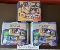 Lot of (3) Lorcana The First Chapter & Rise Of The Floodborn Gift Set SEALED - Image 1