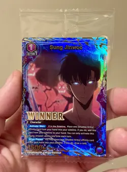 Union Arena Solo Leveling Sung Jinwoo Winner UEPR/SLG-1-019 Sealed - Image 1