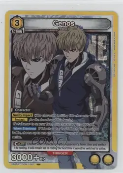 2025 Union Arena TCG - One Punch Man UE06BT SR Genos #OPM-1-007 - Image 1