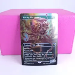 Sowing Mycospawn (Borderless) [Modern Horizons 3] Foil Near Mint - Image 1