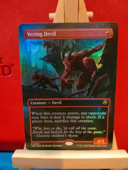 Vexing Devil FOIL (Borderless) - Innistrad Remastered - Rare - NM - MTG - Image 1