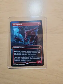 Vexing Devil Borderless Rare, Innistrad Remastered #313, Magic The Gathering MTG - Image 1