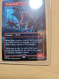 Vexing Devil Borderless Rare, Innistrad Remastered #313, Magic The Gathering MTG - Image 2