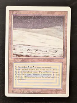MTG Tundra Revised Edition Near Mint - Image 1